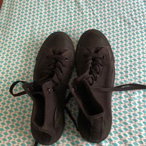 all black converse